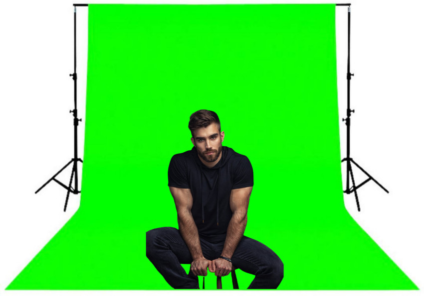 FANILIT 5X10 ft. Green Screen Background Backdrop for Photo Videos