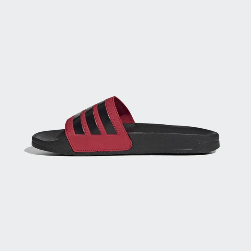 Adidas black and red slides online