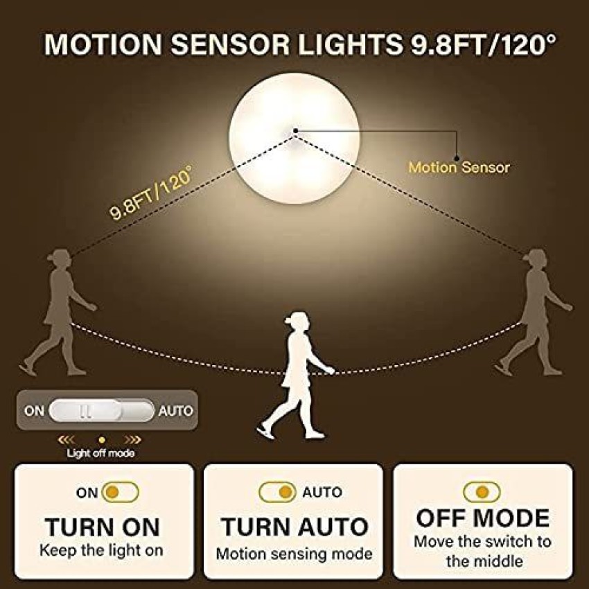 Motion Sensor Hallway Night Lights Rechargeable Led Light Portable 270