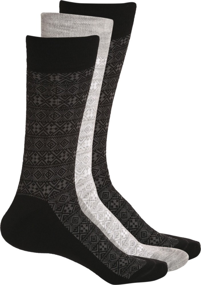 LOUIS STITCH Socks for Men Solid Mid-Calf/Crew