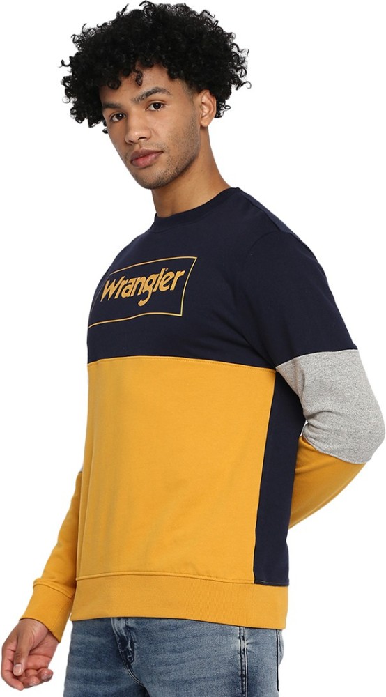 Wrangler hot sale yellow sweatshirt