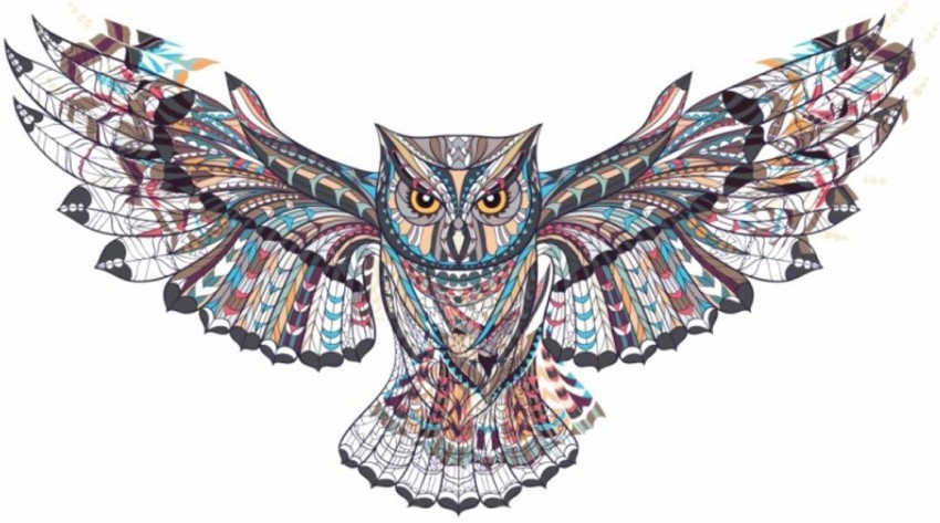 Owl Temporary Tattoo  Fun Temporary Owl Tattoos  WannaBeInkcom