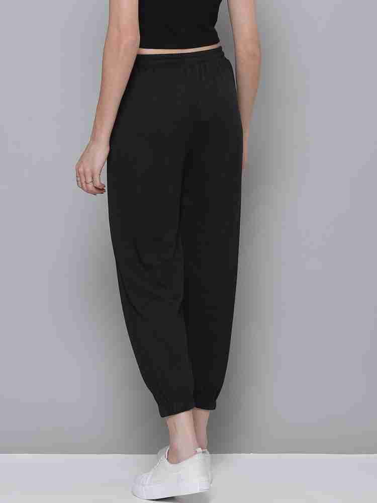 Buy Women Solid Black Track Pants Online at Best Prices in India - JioMart.