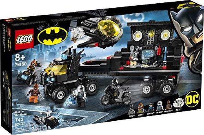 LEGO DC Mobile Bat Base 76160 Batman Building Toy, Gotham City