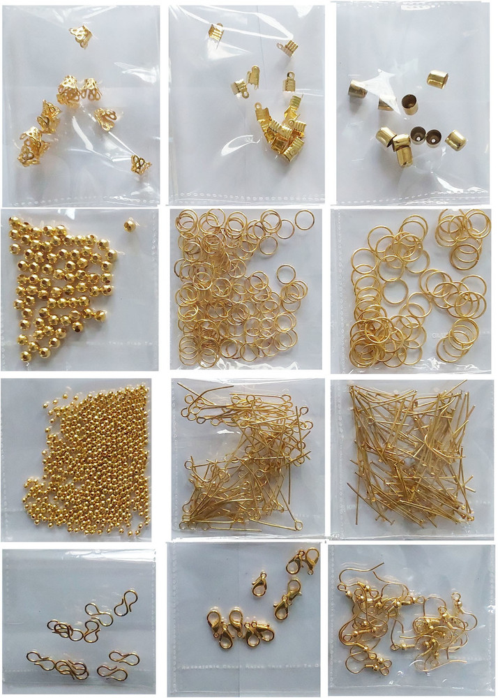 eshoppee Golden Color Jewellery Making Material Fitting Kit Art and Craft kit DIY kit Golden Color Jewellery Making Material Fitting Kit Art and Craft kit DIY kit shop for eshoppee
