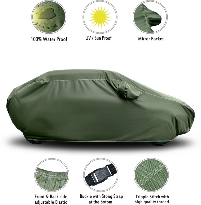 MADAFIYA Car Cover For Audi A8 (Without Mirror Pockets) Price in
