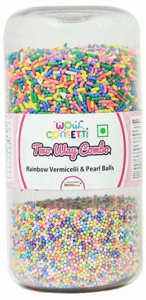 Multicolor Sweet Edible Sugar Pearls Sprinkles -1kg, For Bakery at Rs  450/kg in Pune