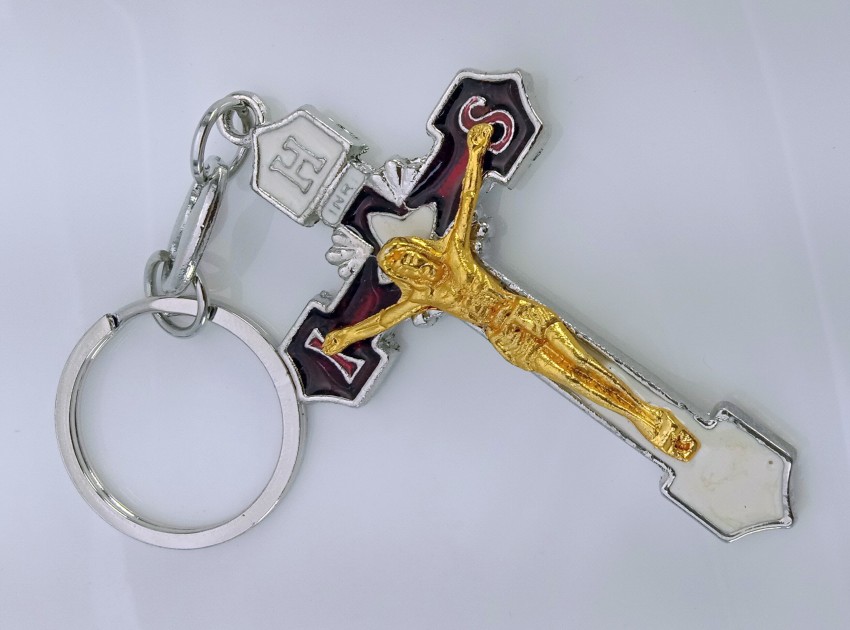 The Handcrafted Cross Keychain