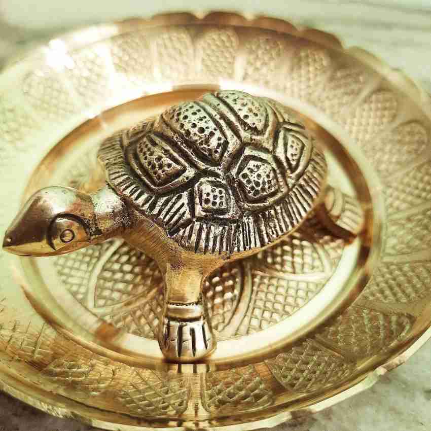 S3A S3A Pure Peetal Brass Strong Clear Laxmi Turtle Tortoise