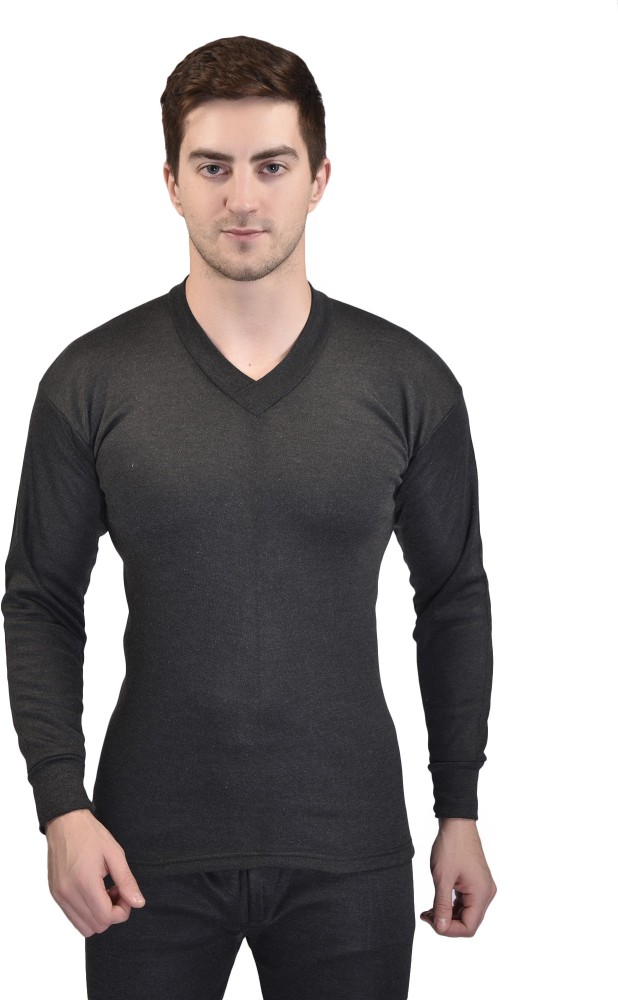 FABVIO PLUS Winter wear V neck Men Top Thermal - Buy FABVIO PLUS Winter wear  V neck Men Top Thermal Online at Best Prices in India