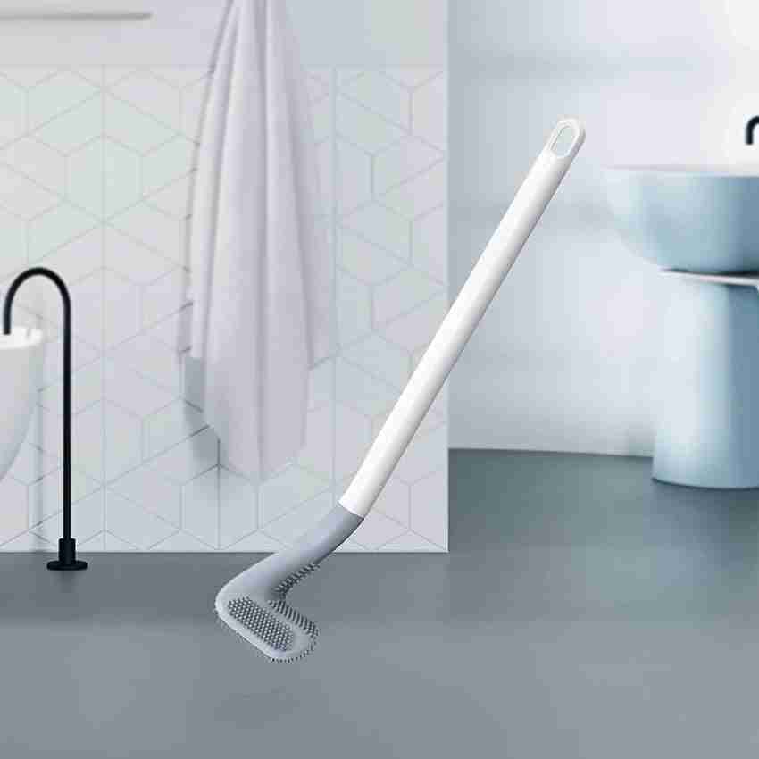 Silicone Bristle Golf Toilet Brush for Bathroom Storage and