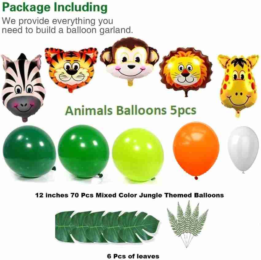 Forest Theme Birthday Party Decorations 77 Pcs - Jungle Theme