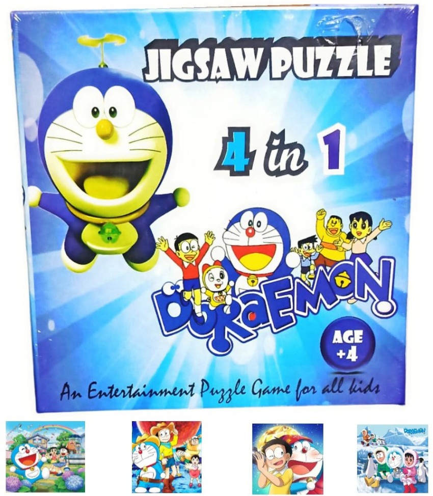Kidzfun 4 in 1 DOREMON JIGSAW PUZZLE SET / Fully Entertainment