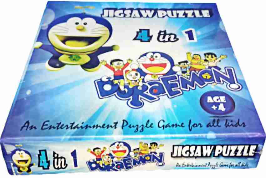 Kidzfun 4 in 1 DOREMON JIGSAW PUZZLE SET / Fully Entertainment Games for  all Kids - 4 in 1 DOREMON JIGSAW PUZZLE SET / Fully Entertainment Games for  all Kids . Buy