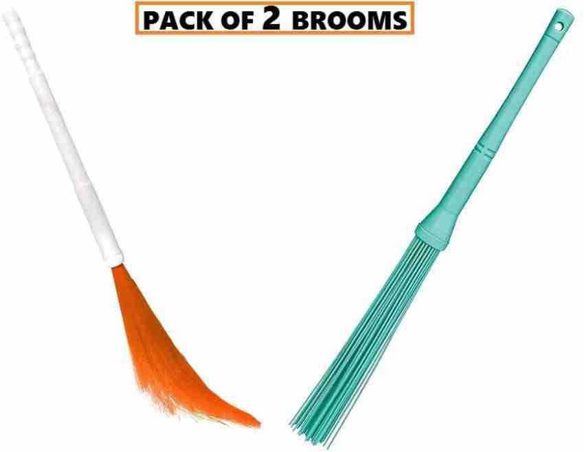 BARBYAM Plastic Color Broomstick Dustpan Phool Kharata Jhadu, Long Bathroom  Broom Plastic Wet and Dry Broom Price in India - Buy BARBYAM Plastic Color  Broomstick Dustpan Phool Kharata Jhadu, Long Bathroom Broom