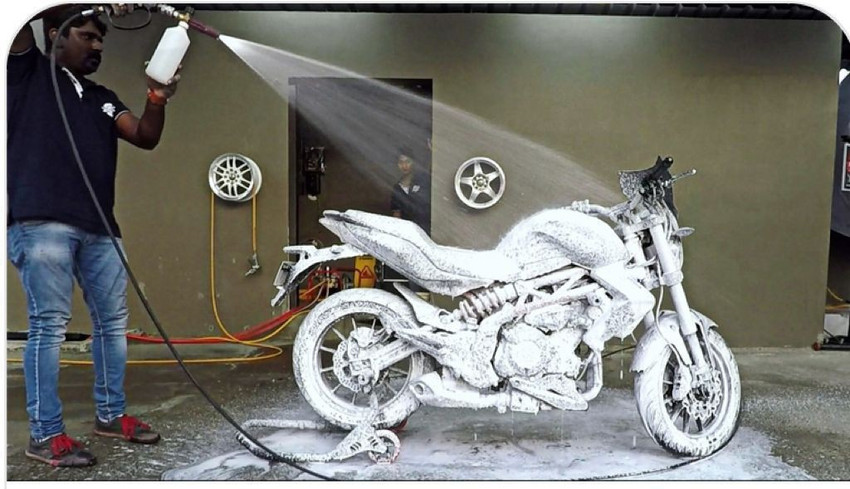 Motorcycle washing best sale near me
