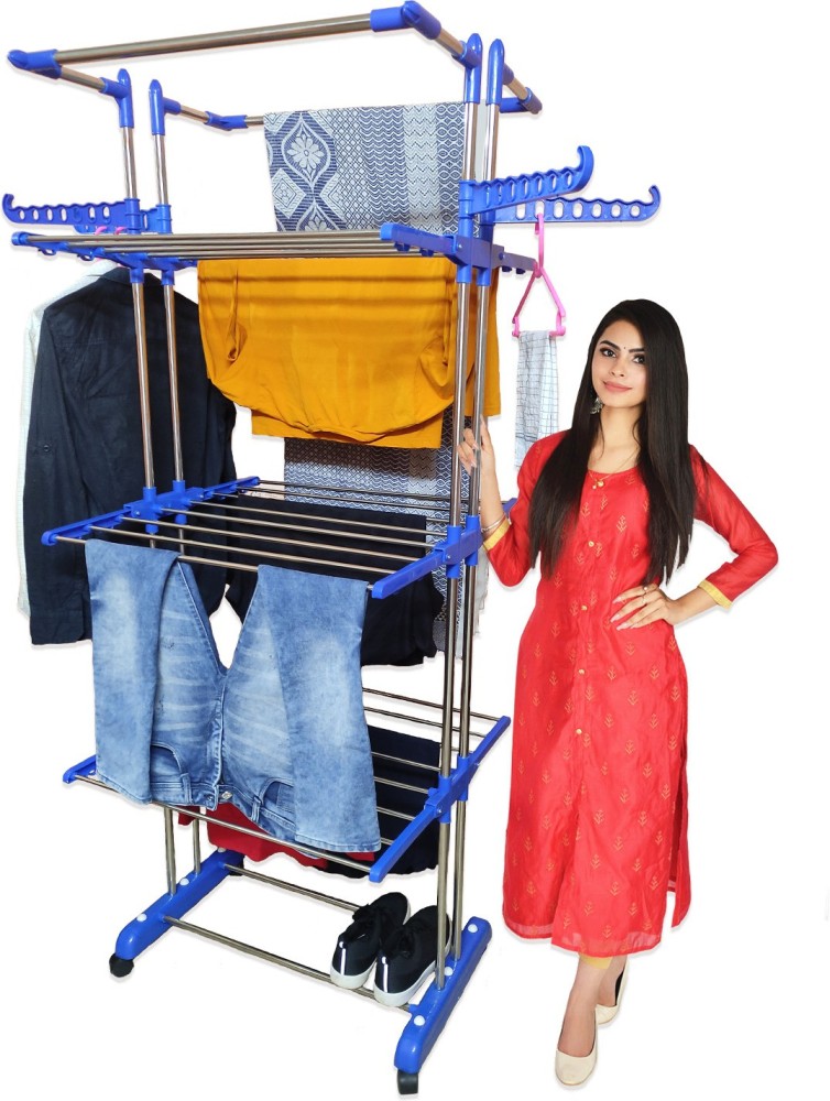 TNC Steel Floor Cloth Dryer Stand JUMBO-01 Price in India - Buy