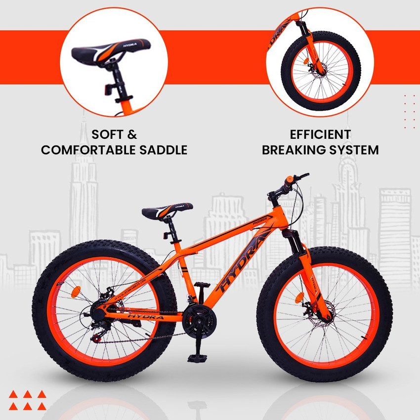 Hydra Phobos 85 Assembled 26 T Fat Tyre Cycle Price in India Buy Hydra Phobos 85 Assembled 26 T Fat Tyre Cycle online at Flipkart