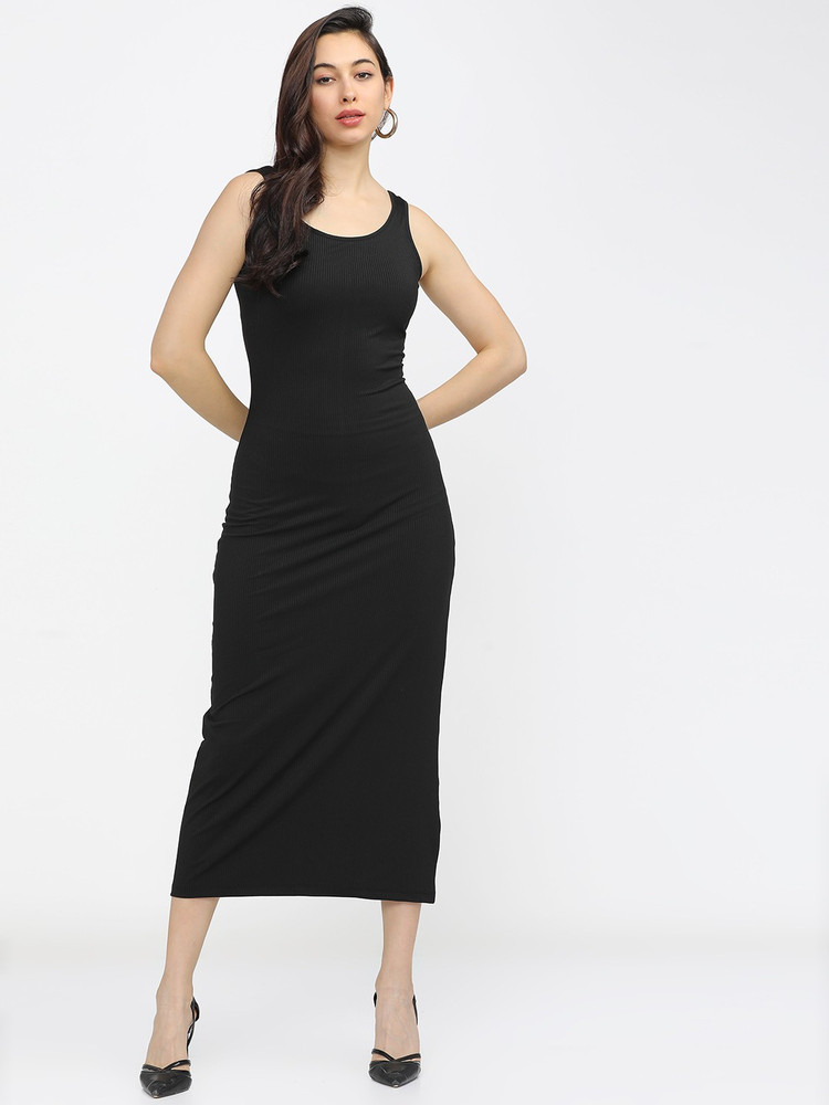 tokyo talkies black maxi dress