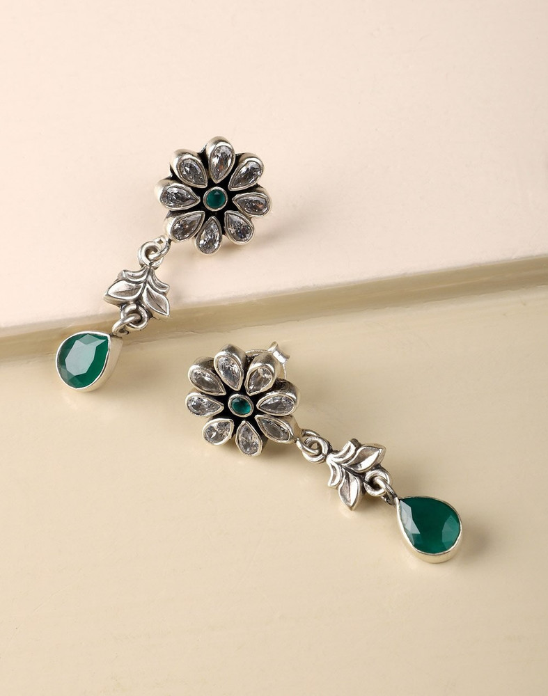 Fabindia store silver earrings