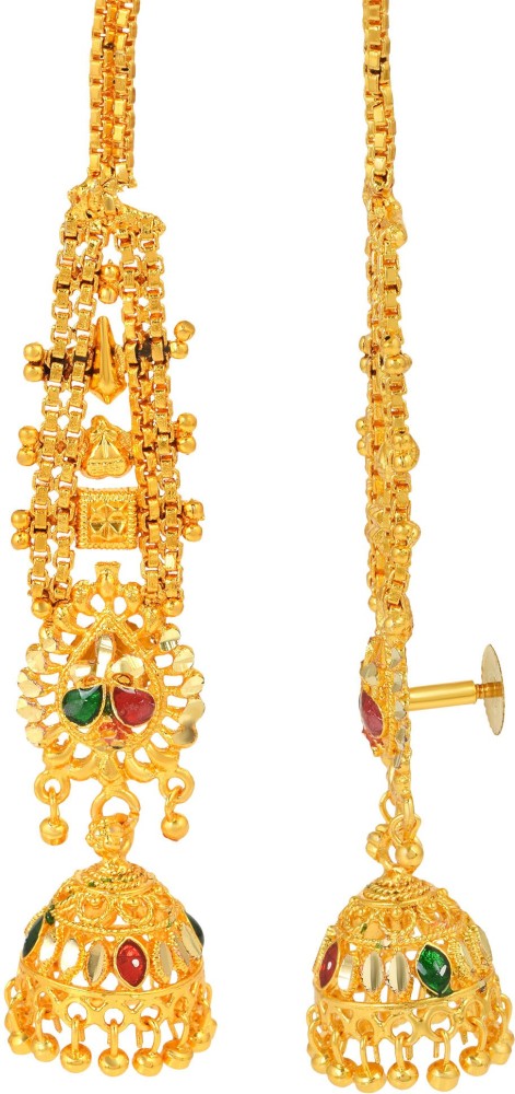 Charm Hearts Chain Drop Gold Earrings  Jewelry Online Shopping  Gold  Studs  Earrings
