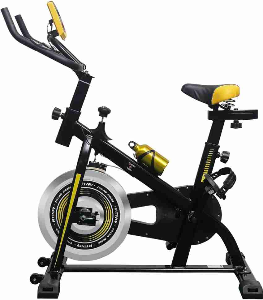 Fittyfy by INALSA Spin Exercise Bike FFSB10 with 10Kg Flywheel