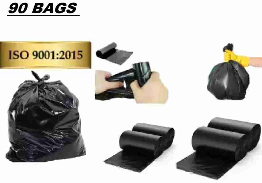 Plasticplace 32-33 Gallon High Density Trash Bags, Black (250 Count) :  Target