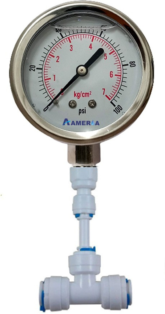 Water in store pressure gauge