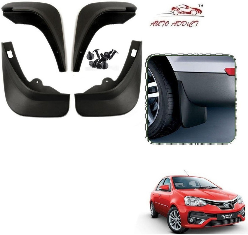 Etios on sale mud flaps