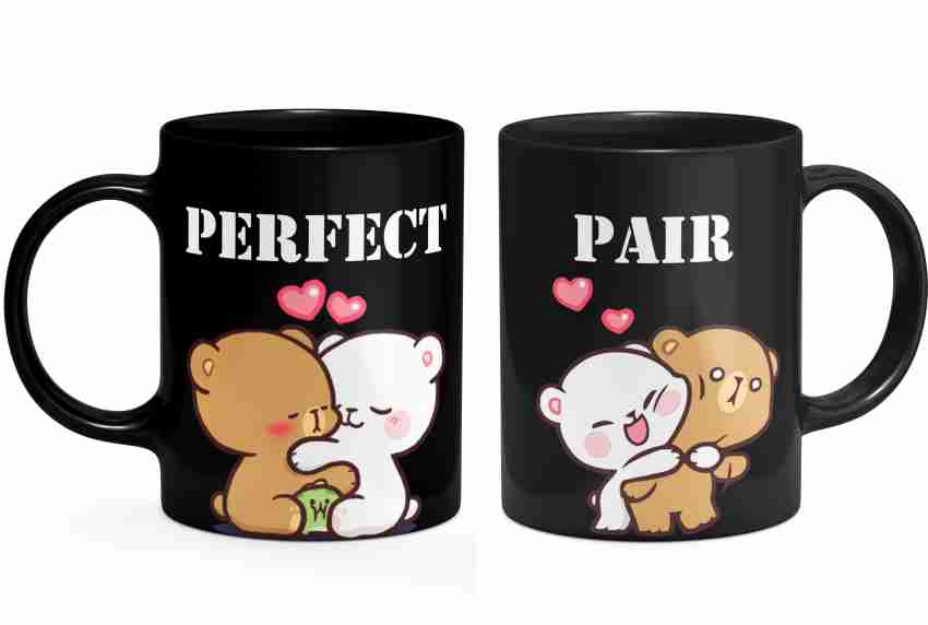 Cute Mugs Bear Tea Cup Milk Couple