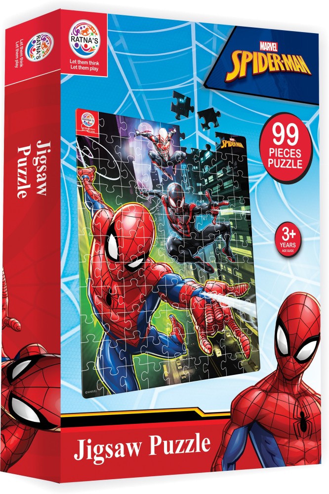 RATNA'S Marvel Spiderman Jigsaw Floor puzzle (99 Pieces) (2519
