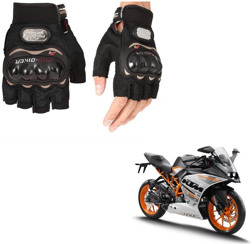 AuTO ADDiCT PRO BIKER HALF FINGERED GLOVES BLACK FOR KTM RC 390 Riding Gloves Buy AuTO ADDiCT PRO BIKER HALF FINGERED GLOVES BLACK FOR KTM RC 390 Riding Gloves Online at