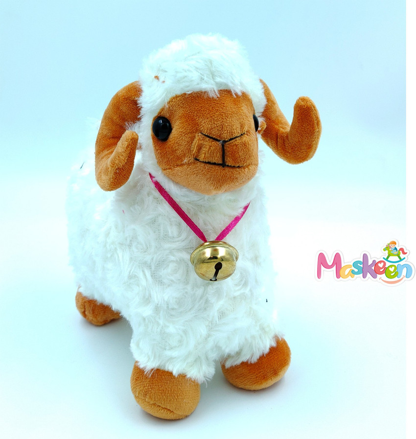 Maskeen Premium Musical Sheep Soft Toy for Kids 35 cm Premium