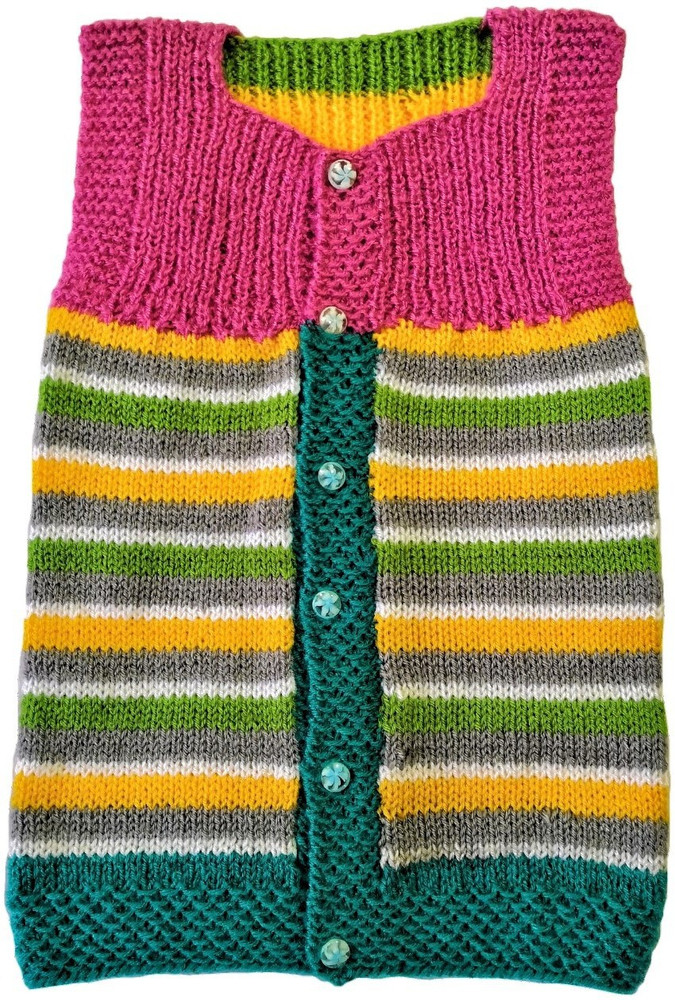 Little Aayu Self Design Round Neck Casual Baby Boys Baby Girls