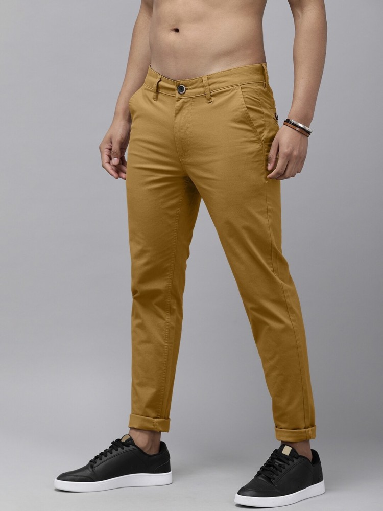 Buy Men Blue Solid Jogger Fit Casual Trousers Online  704058  Peter  England