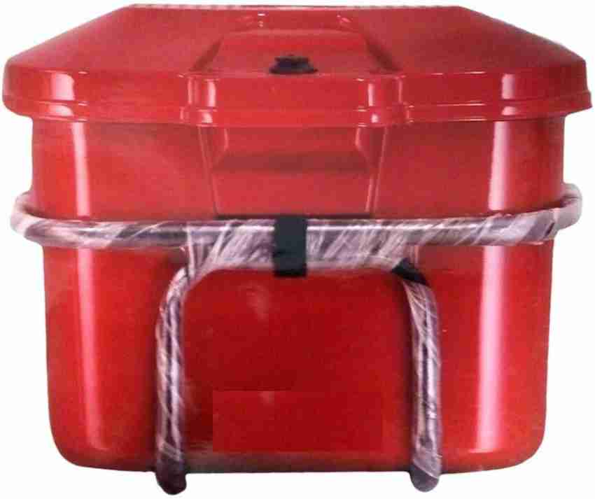 Shiv Super Side Box 01 Bike Luggage Box Luggage Box Red Plastic