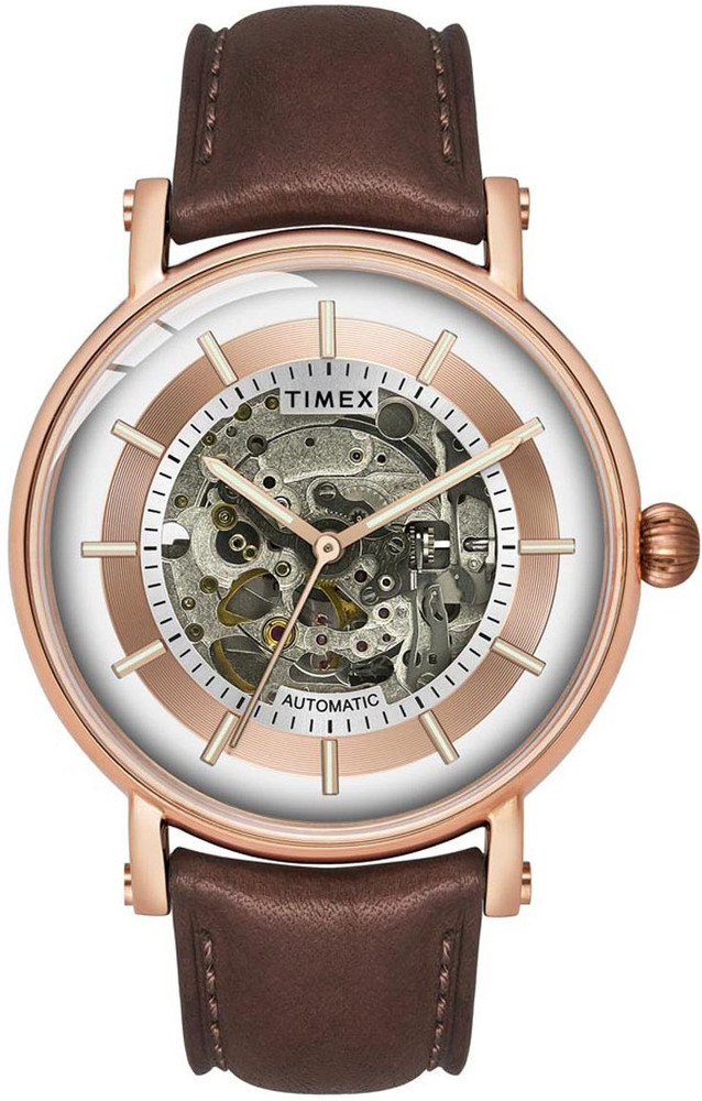 Timex skeleton watch outlet