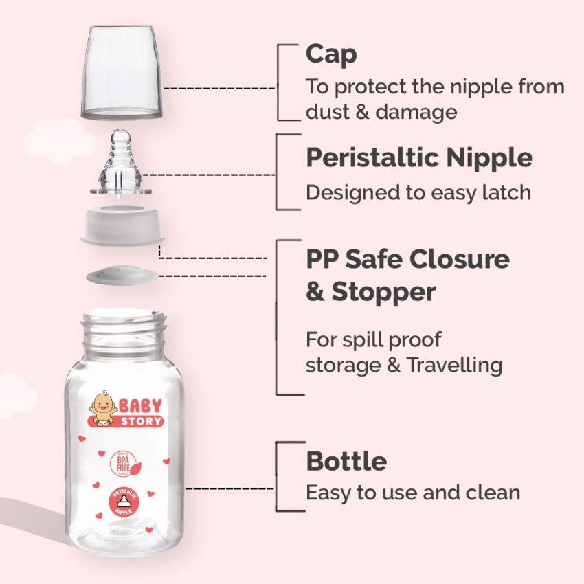 Spectra Baby Original Design Bottles Nipples - 2 Pack