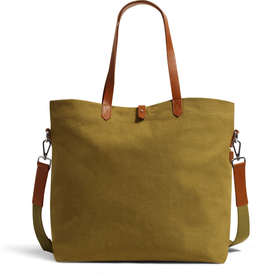 Flipkart DailyObjects Olive Green Buoy Tote Bag Shoulder Bag Shoulder Bag