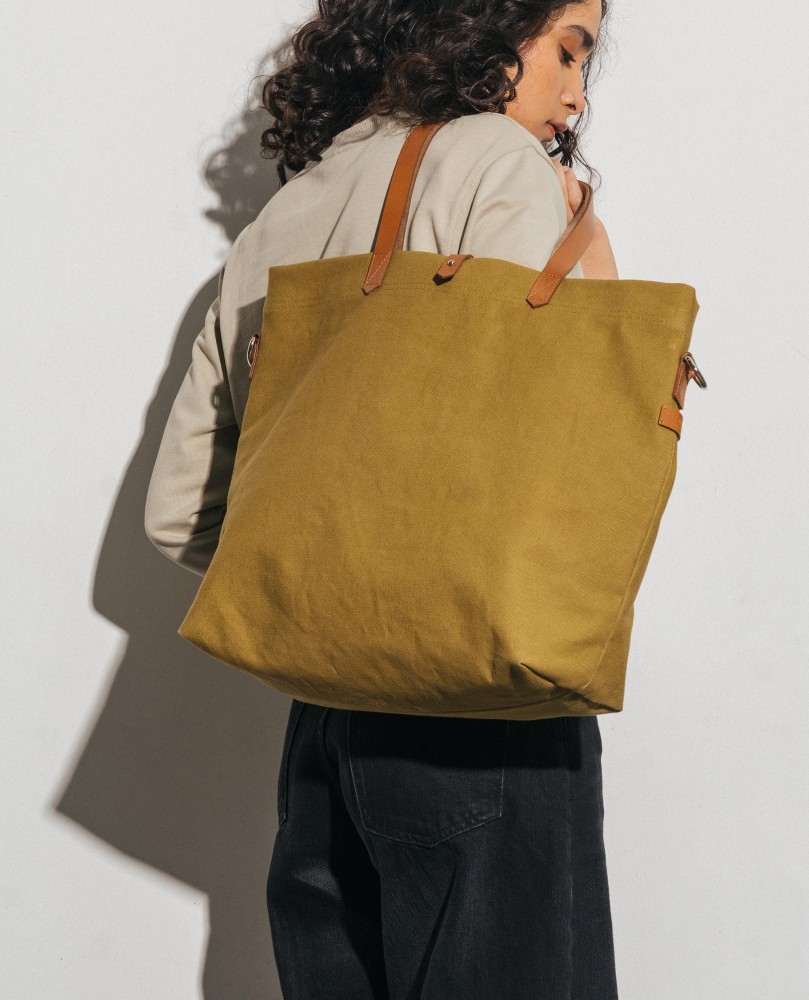 Olive-Yellow System Tote Buy At DailyObjects