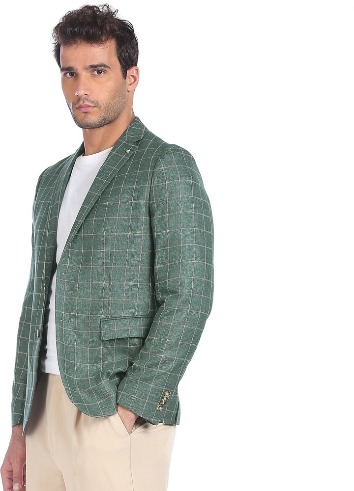 ARROW Checkered Single Breasted Casual Men Blazer Buy ARROW