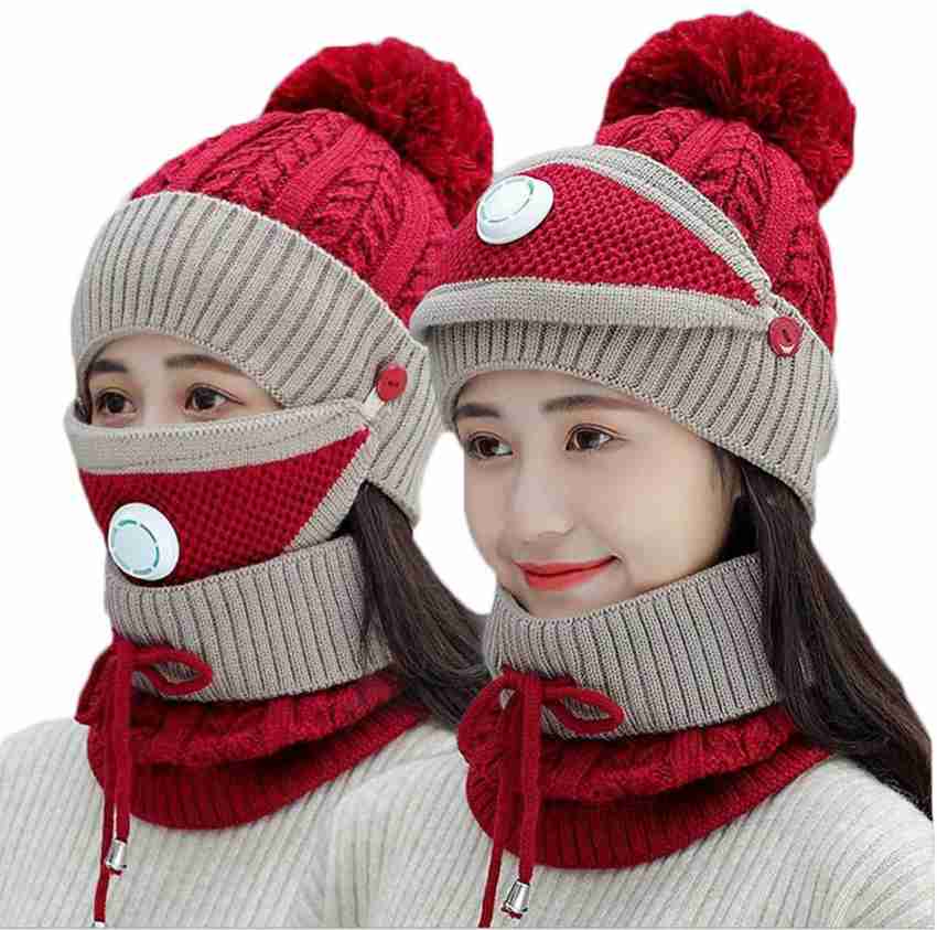 Up to 64% off a 3-Piece Hat, Scarf, and Gloves Set