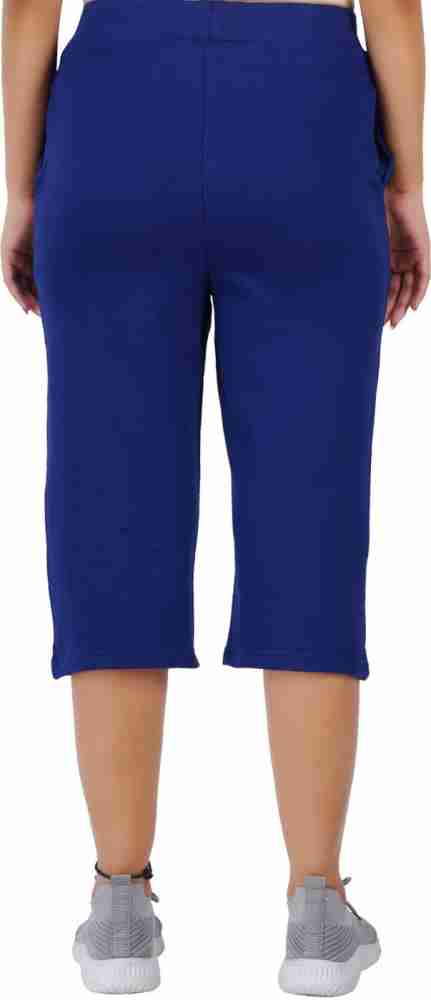 Vibrant Vesture Ladies 3/4 Pants French Terry - 240 Gsm - Bio Wash Women  Orange, Blue Capri - Buy Vibrant Vesture Ladies 3/4 Pants French Terry -  240 Gsm - Bio Wash