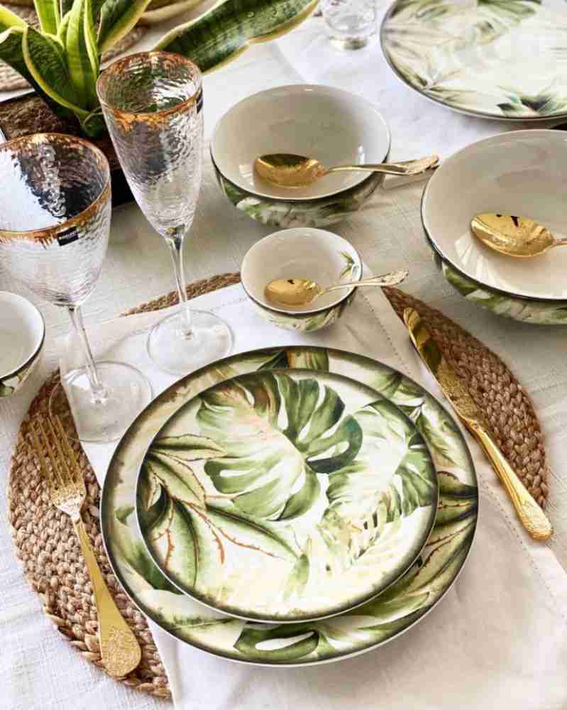 Zeeshad Pack of 97 Porcelain Premium Designer 97 Pcs Dinner Set  Porcelain Dinner  Set Dinner Set Price in India - Buy Zeeshad Pack of 97 Porcelain Premium  Designer 97 Pcs Dinner