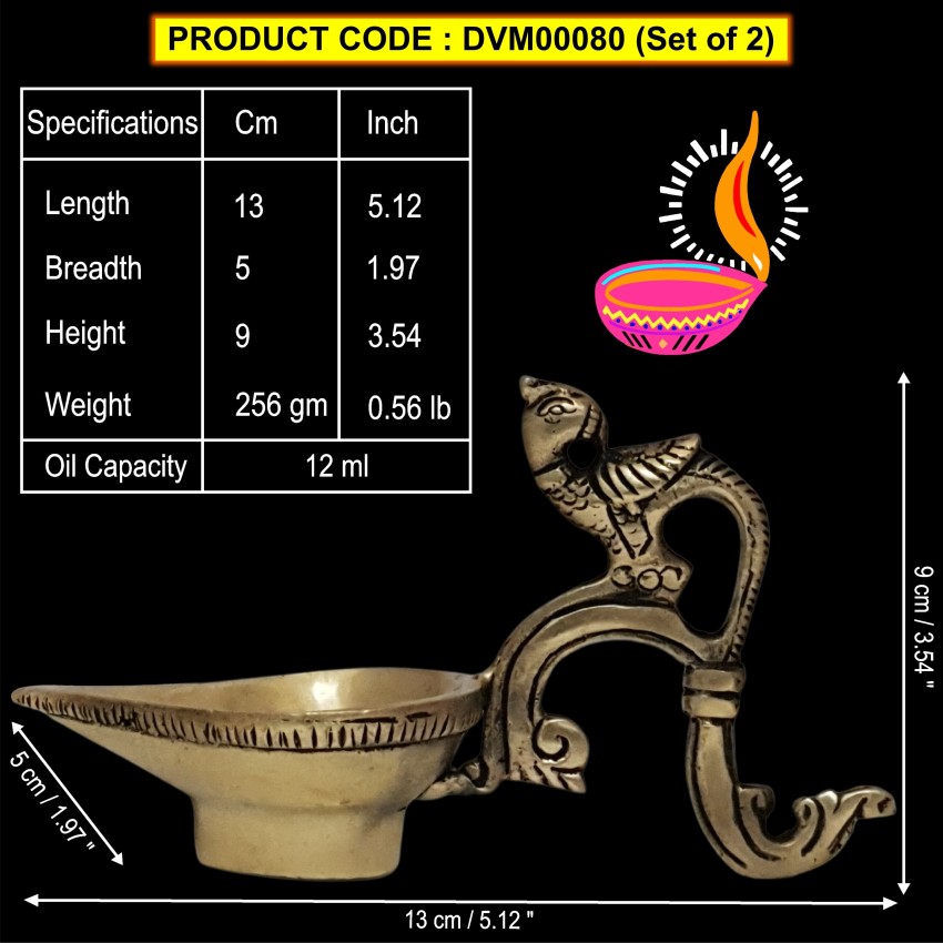 Oil Lamps, Oil lamp wicks and Burning Camphor - Rudra Centre