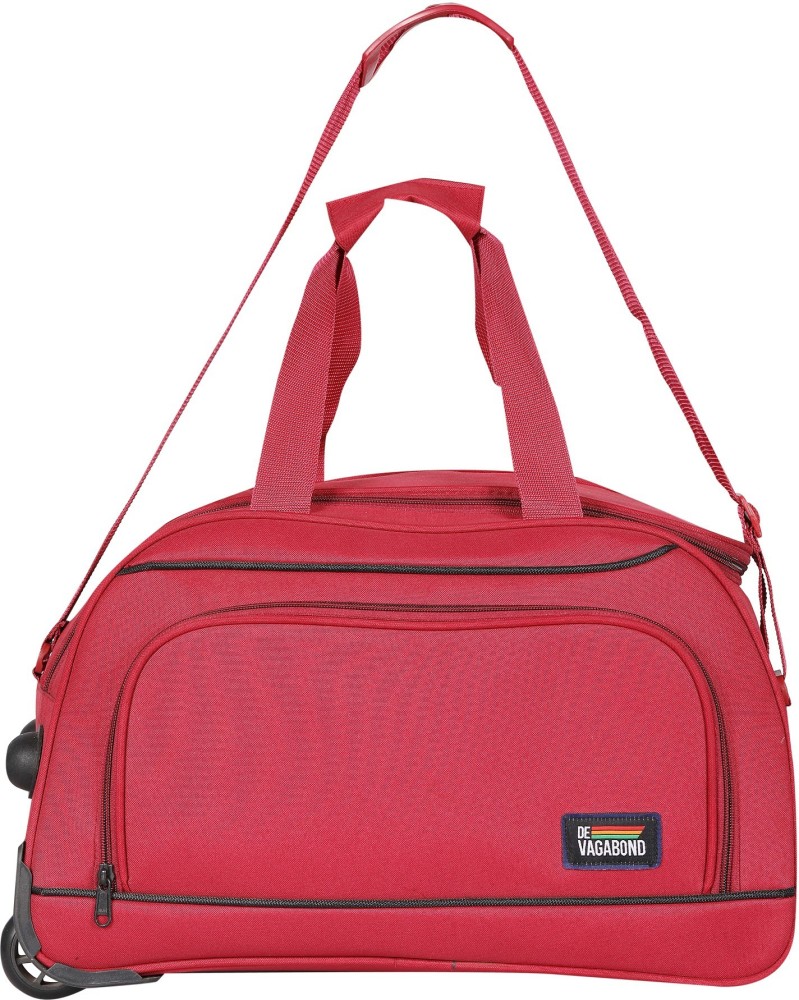 Nice Line (Expandable) duffle bags / travelling bag Travel Duffel Bag (205  S Red) Duffel With Wheels (Strolley) red - Price in India | Flipkart.com
