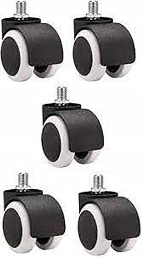 TM W Nylon Castor Thread Type Office Chair Wheel Thread White 5 pc Fixed Furniture Caster Price in India Buy TM W Nylon Castor Thread Type Office Chair Wheel Thread White 5 pc
