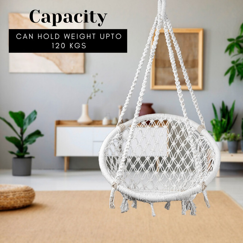 Swingzy Adults Outdoor Patio Yard Balcony Cotton Wooden Large