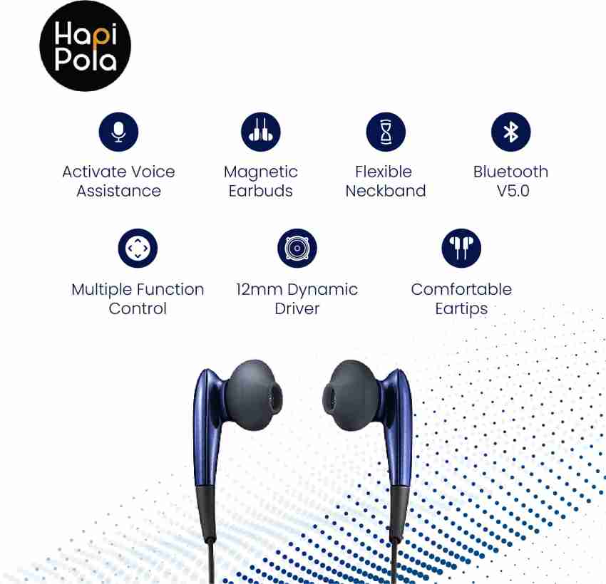 Hapi pola best sale bluetooth neckband price