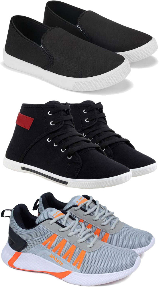 World Wear Footwear Boys Girls Lace Sneakers Price in India